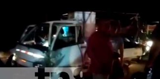 Colisión de vehículos deja varios lesionados en Jinotepe