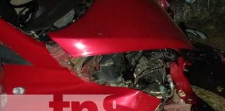 Conductora muere en aparatoso accidente de transito en Diriamba