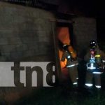 Investigan las causas de un incendio en una vivienda de Tipitapa