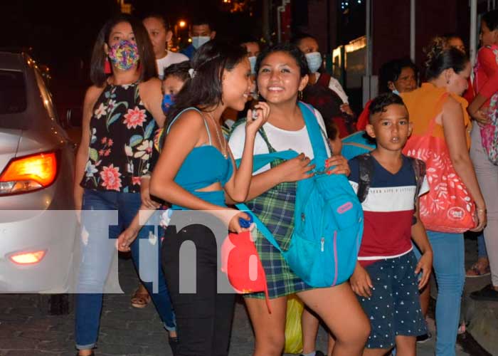 Familias de la ciudad de León se desbordan con fervor en la gritería