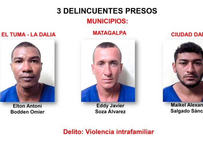 Policía Nacional en Matagalpa detiene a 22 delincuentes