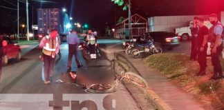 Managua: Ciclista muere en carretera norte tras embestida bruta
