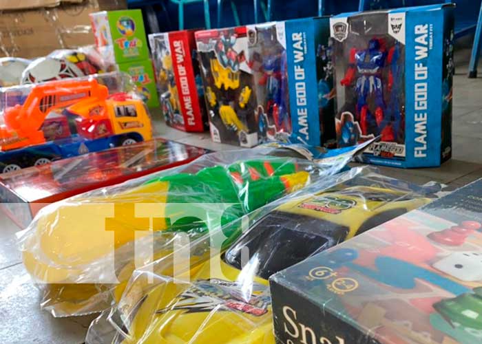 Niños de Somoto reciben juguetes por parte del Gobierno