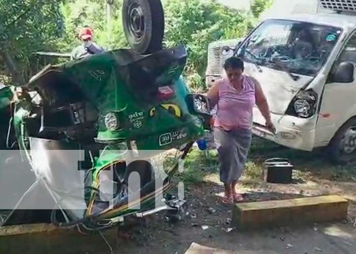 Accidente de tránsito en carretera Nandaime-Granada