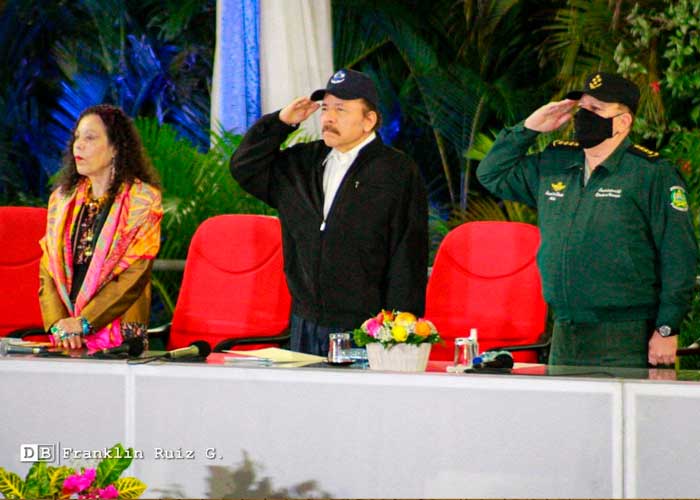 Acto de graduación de oficiales del Ejército de Nicaragua