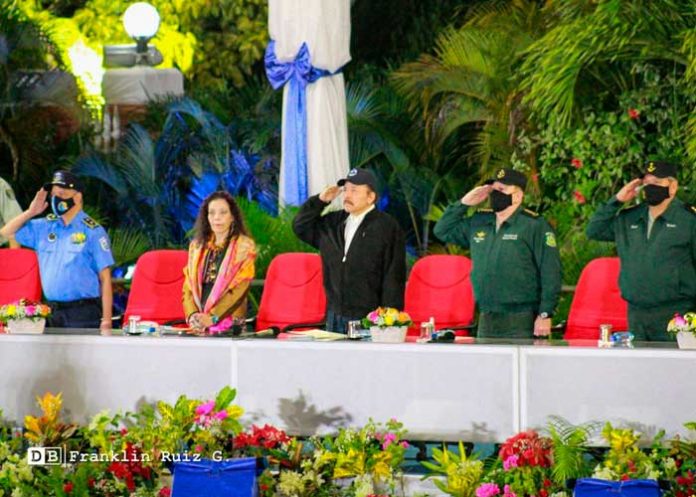 Acto de graduación de oficiales del Ejército de Nicaragua