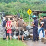 Accidente de tránsito con un taxi en Bluefields, Caribe Sur de Nicaragua