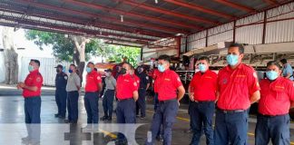 Preparación y capacitación de Bomberos Unificados en Nicaragua