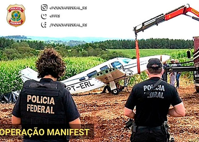 Decomisan 8 aviones que traían cocaina de Bolivia y Paraguay a Brasil