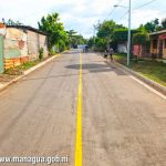 Nuevas obras y calles para el barrio La Primavera, Managua