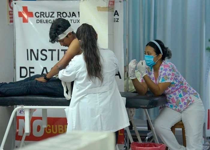 Atención a heridos por accidente en Chiapas, México