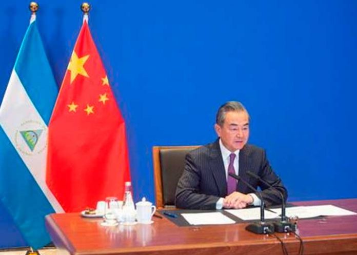 Encuentro virtual entre Ministro de Relaciones Exteriores de China y el canciller de Nicaragua