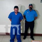 Conferencia policial por captura de expendedor de drogas en Managua