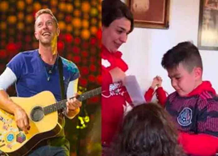 Coldplay invita a niño mexicano a concierto y su reacción se vuelve viral
