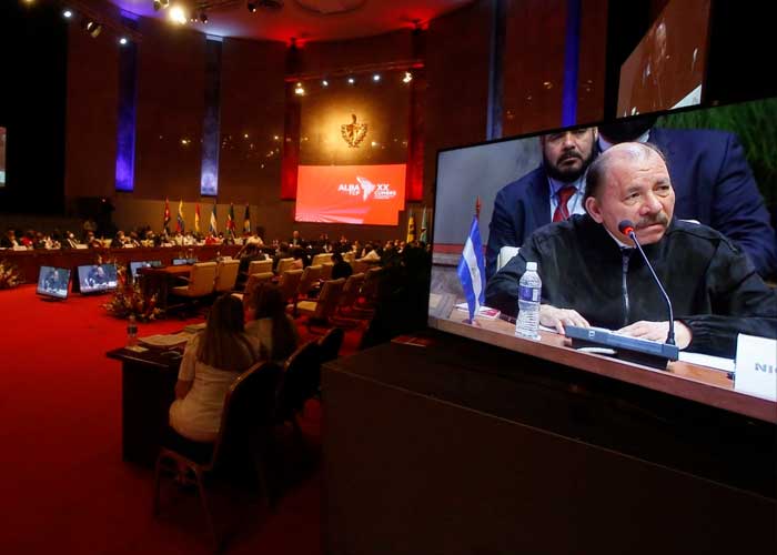Presidente de Nicaragua, Daniel Ortega, en Cumbre del ALBA-TCP