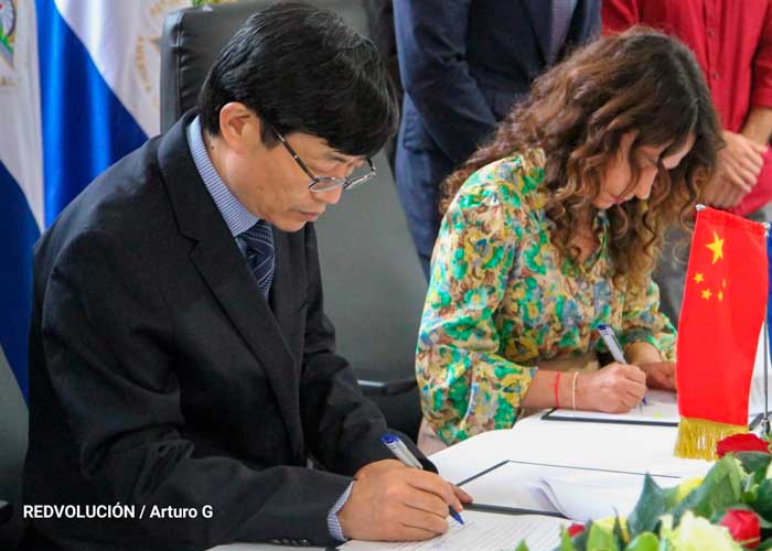 Firma para cooperación y entendimiento de Nicaragua con Grupo de Medios de China