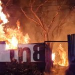 Incendio consume maderería en comarca de la carretera a Masaya