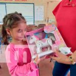 Distribución de juguetes de Navidad para niñez en Jinotega