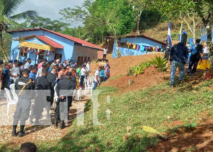 Inauguran nueva delegación policial n la micro región de San Andres de Bocay, departamento de Jinotega