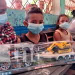 Entrega de juguetes para la niñez en Río San Juan
