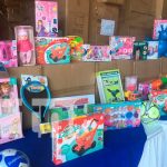 Bodega con juguetes para distribuir en Nicaragua este diciembre
