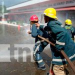 Ejercicios para bomberos de primer ingreso en Nicaragua