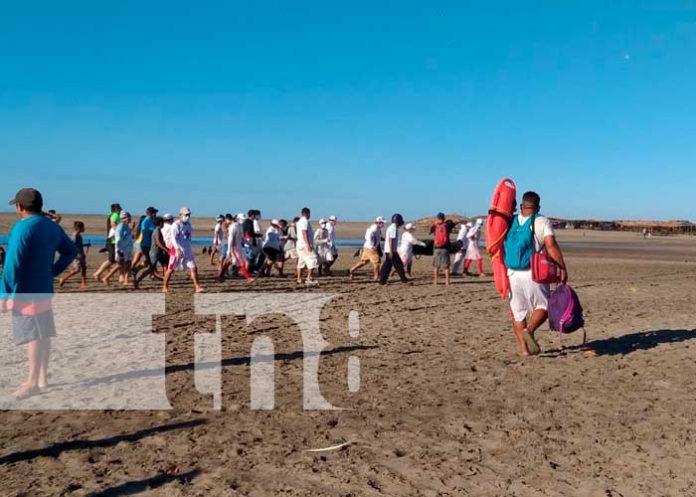 Playa Las Peñitas, en León, donde encontraron a un adolescente muerto