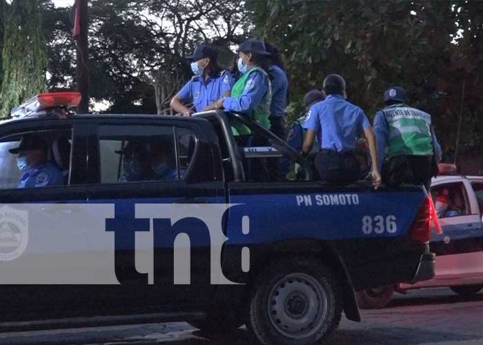 Ejecución de plan policial para fin de año en Madriz