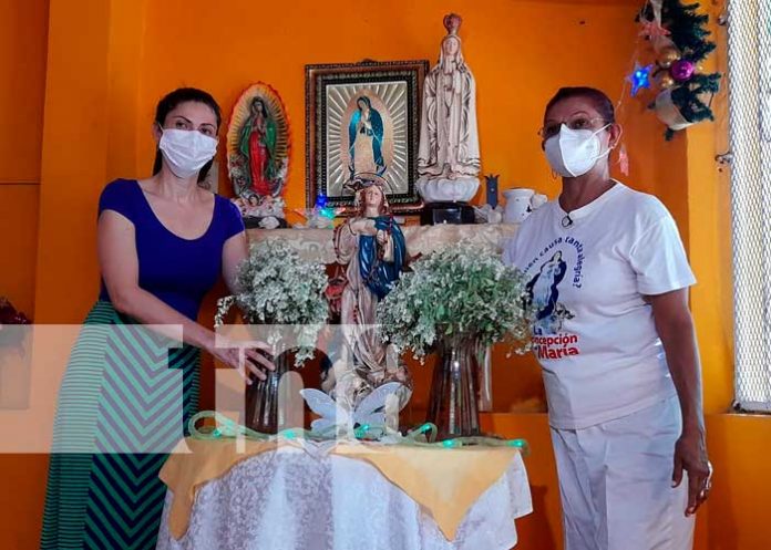 Devoción por celebrar La Purísima en Linda Vista, Managua
