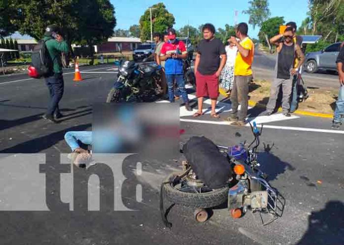 Motociclista Matagalpino muere en accidente de tránsito en León