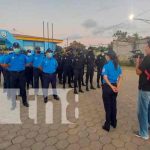 Policía Nacional ejecuta el banderillazo de Fin de Año en Nandaime
