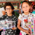 Niños de Nueva Segovia reciben sus juguetes