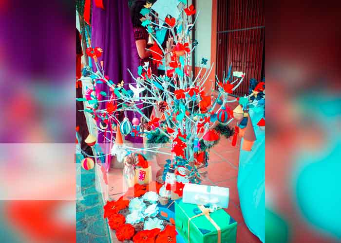 Realizan concurso de árboles navideños en Ocotal