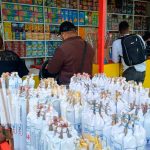 Comercio de pólvora en tramos que hay en Managua