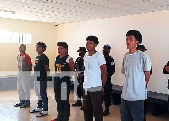 Delincuentes presos por delitos en Bilwi
