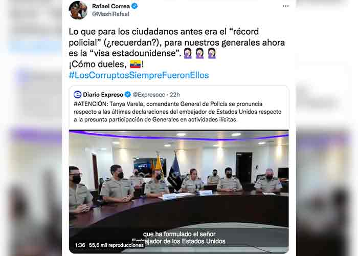 Rafael Correa denuncia injerencismo de Michael Fitzpatrick en Ecuador