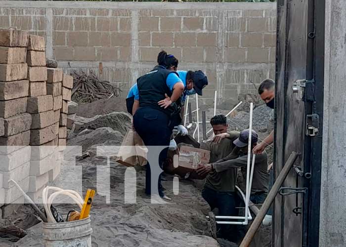 Hallazgo de restos humanos en una construcción en Managua
