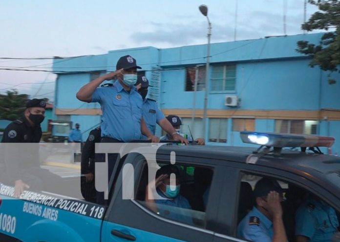 Policías de Masaya, listos para llevar seguridad a las familias de Rivas