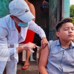 Avanza inmunización contra la covid-19 en el barrio Larreynaga, Managua