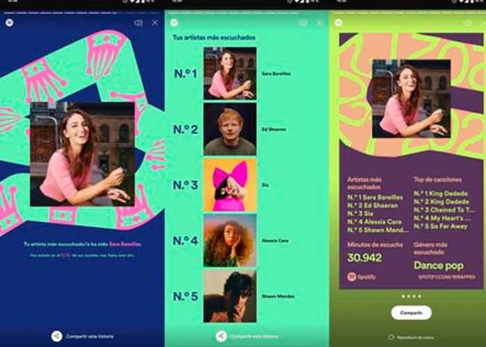 Spotify Wrapped 2021: Cómo ver y compartir tus canciones más escuchadas