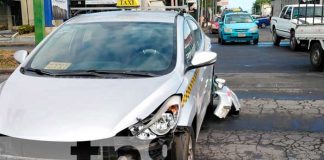 Accidente de tránsito en Carretera Norte, Managua