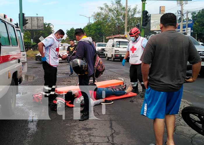 Accidente de tránsito en Carretera Norte, Managua