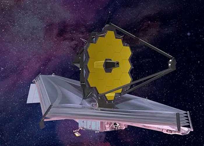 Ilustración del telescopio espacial Webb