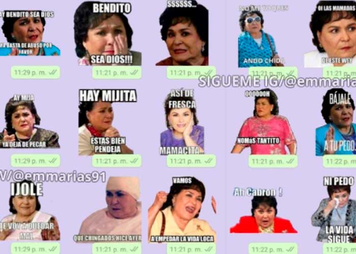 ¡Ay mija! Carmen Salinas, la reina de stickers y memes