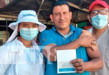 Aplicación de vacuna contra el COVID-19 en Tipitapa