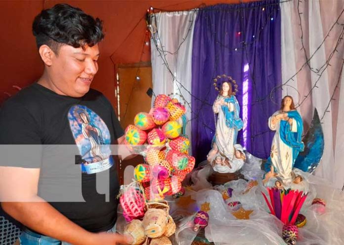 Tradición y devoción a la Virgen de una familia en Ciudad Sandino