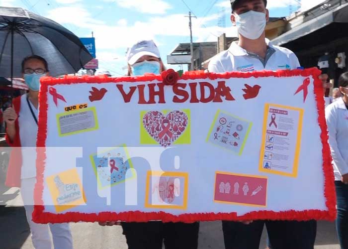 Caminata en Estelí por el dia mundial del VIH