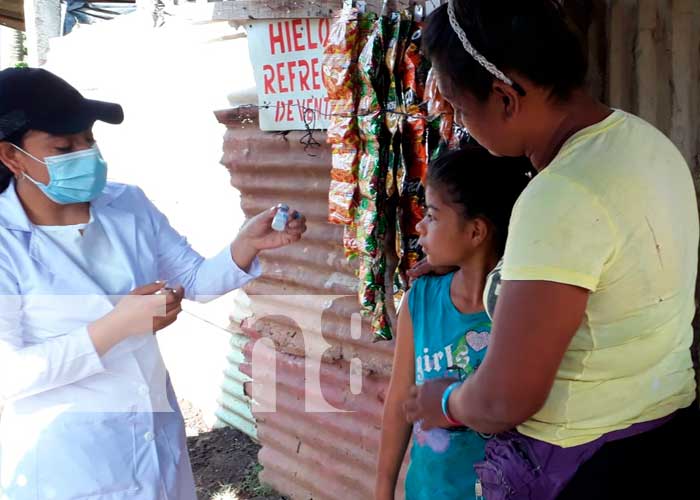 Efectiva jornada de vacunación en Ciudad Sandino 