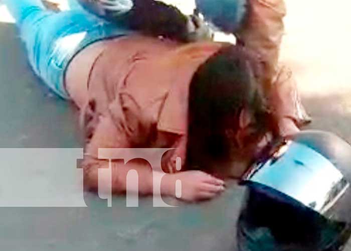 Accidente de tránsito en Carazo deja una mujer lesionada