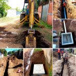 ENACAL avanza obras de saneamiento en Jinotepe
